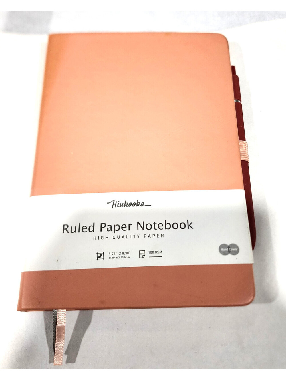 Hiukooka A5 Hardcover Lined Journal Notebook 320 Page Thick 100 GSM Ruled New